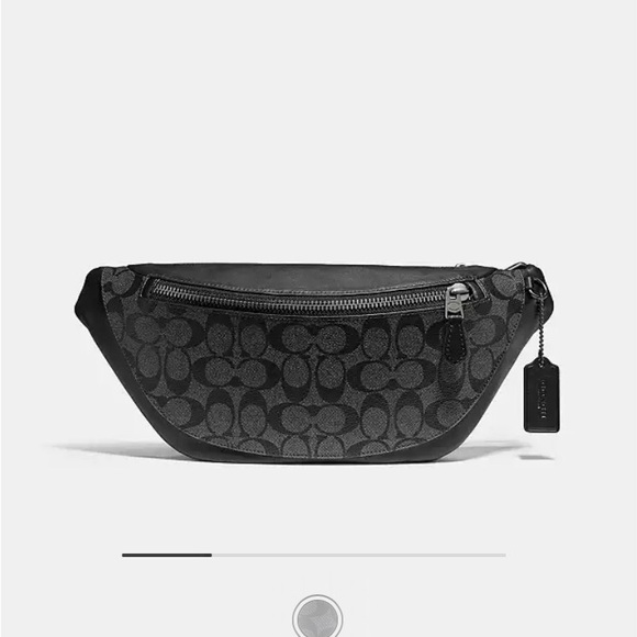 NWT Coach Warren Belt Bag In Signature Canvas - Picture 4 of 4